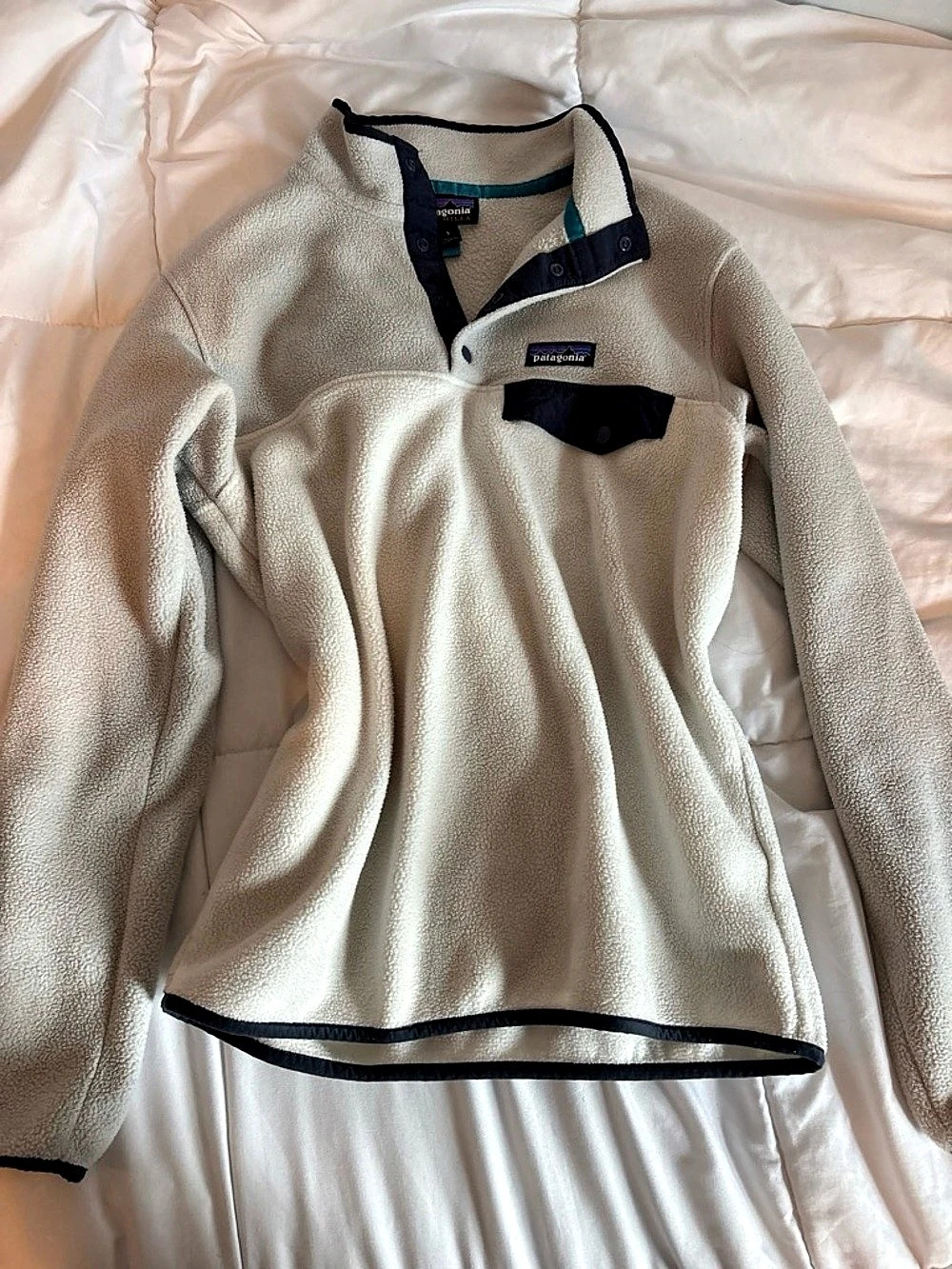 Patagonia Women's Lightweight Synchilla® Snap-T® Pullover White